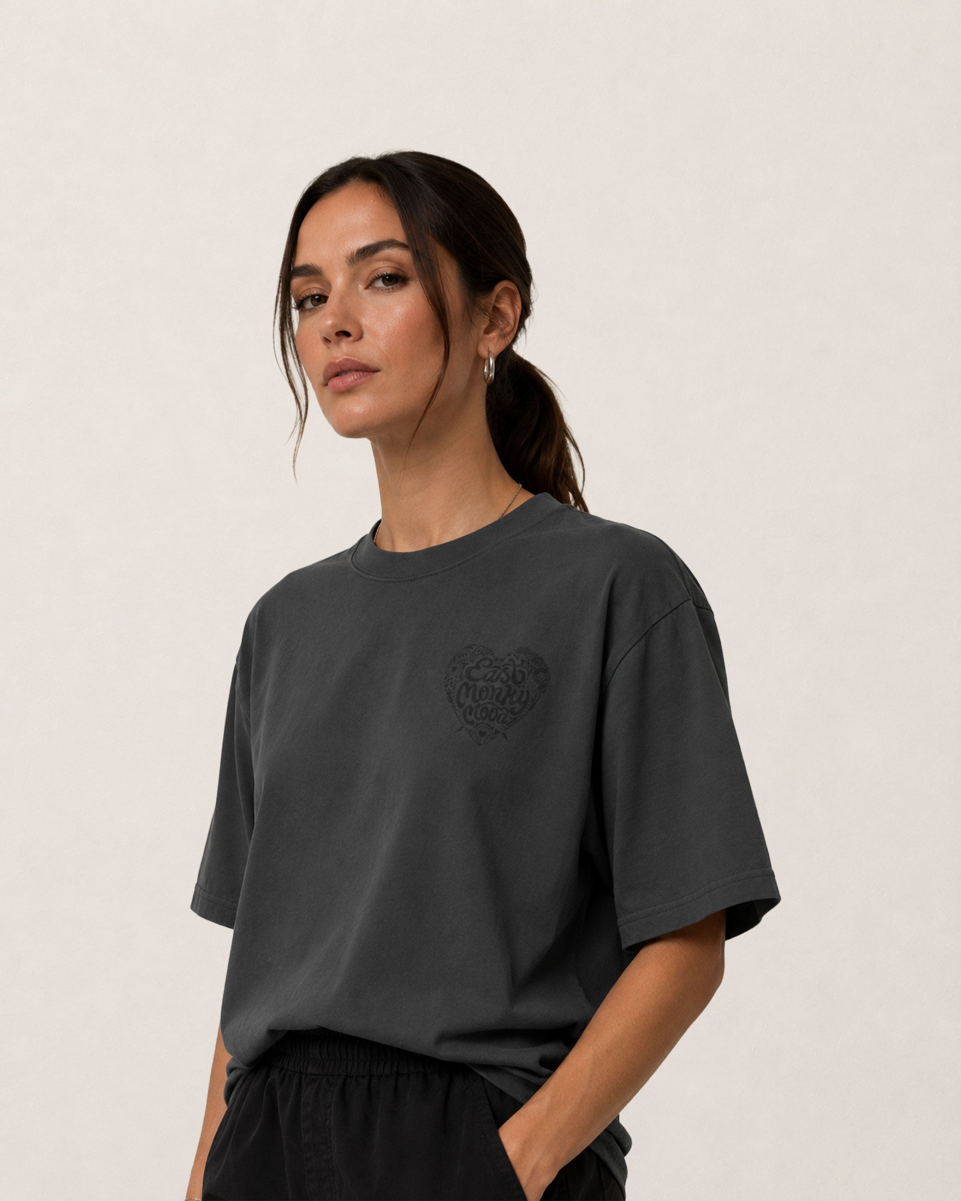 eastmonky mood - black n´black //oversized shirt