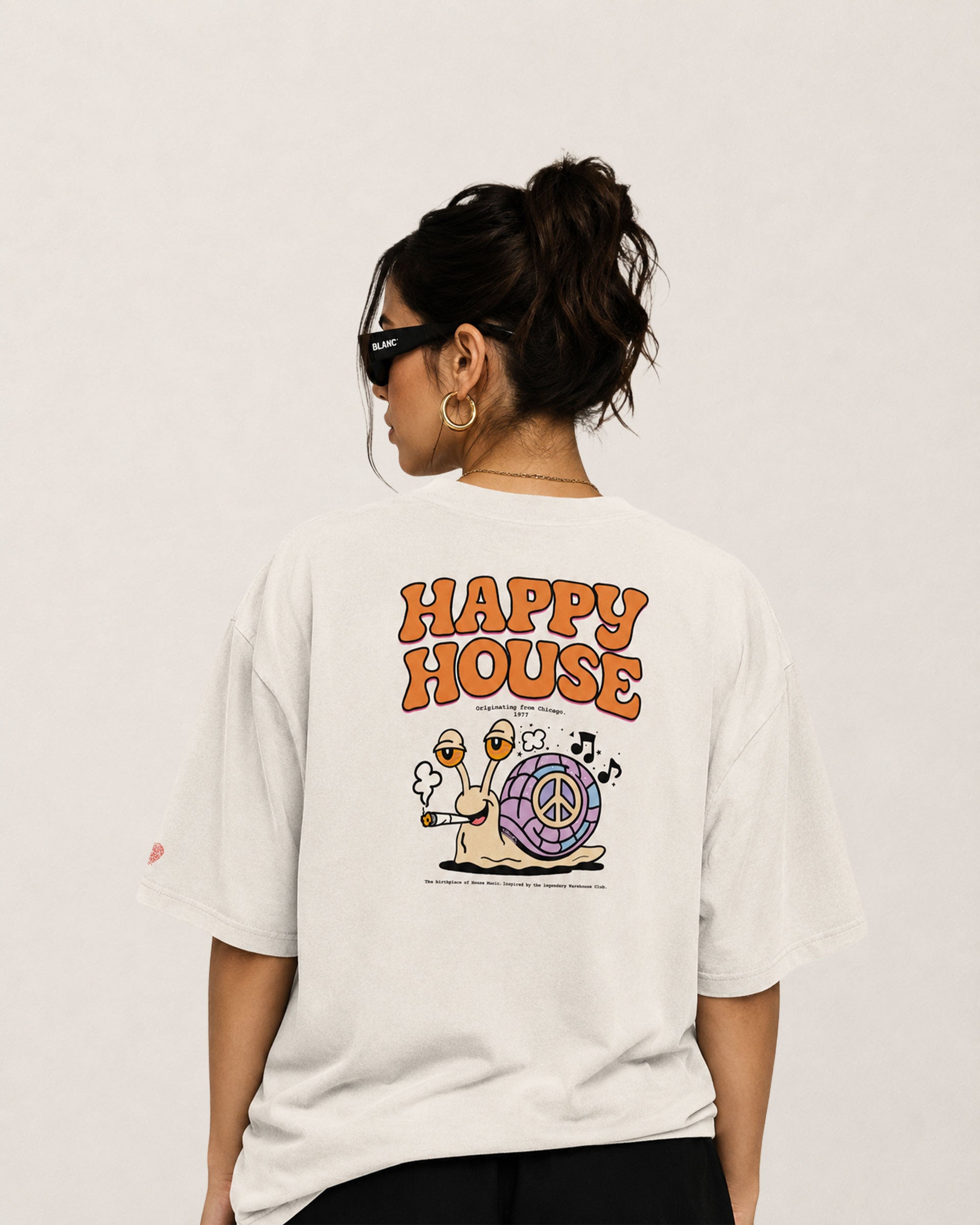 Happy House //oversized shirt