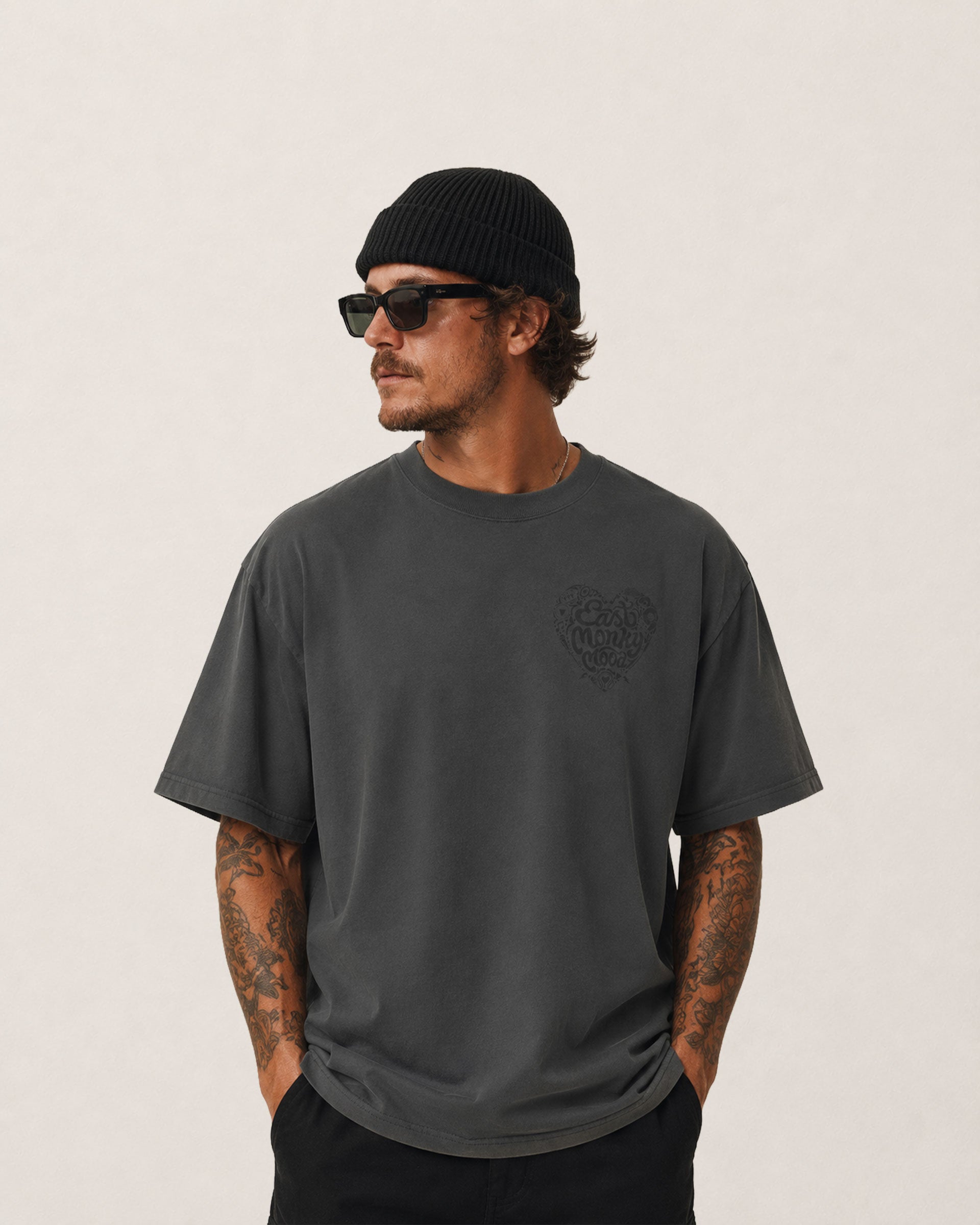 eastmonky mood - black n´black //oversized shirt