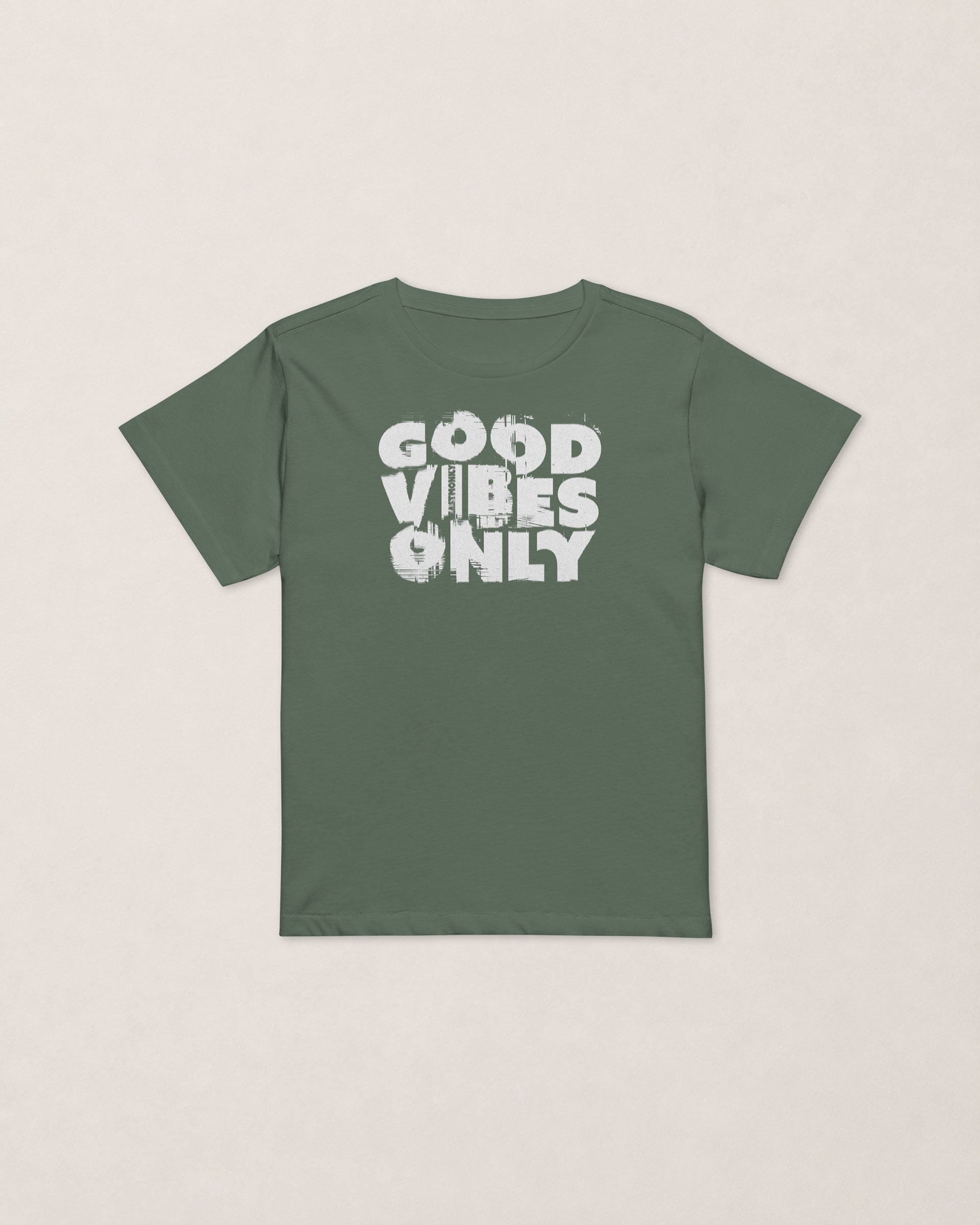GOOD VIBES ONLY //women’s high-waisted shirt