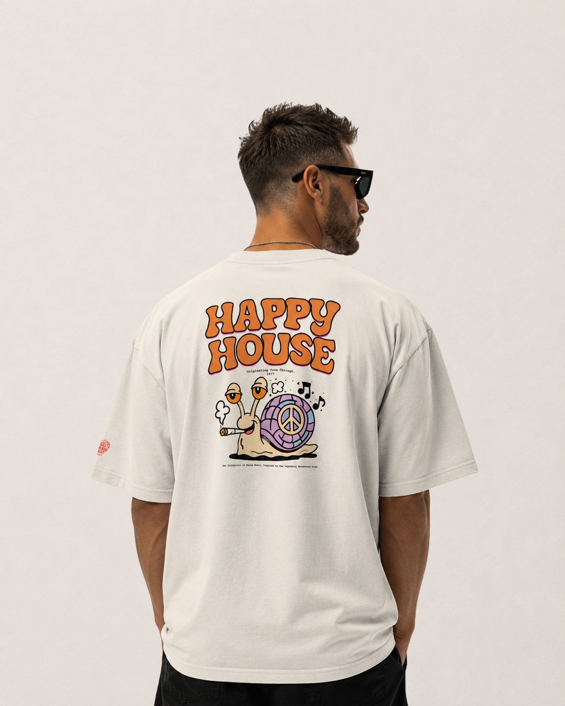Happy House //oversized shirt