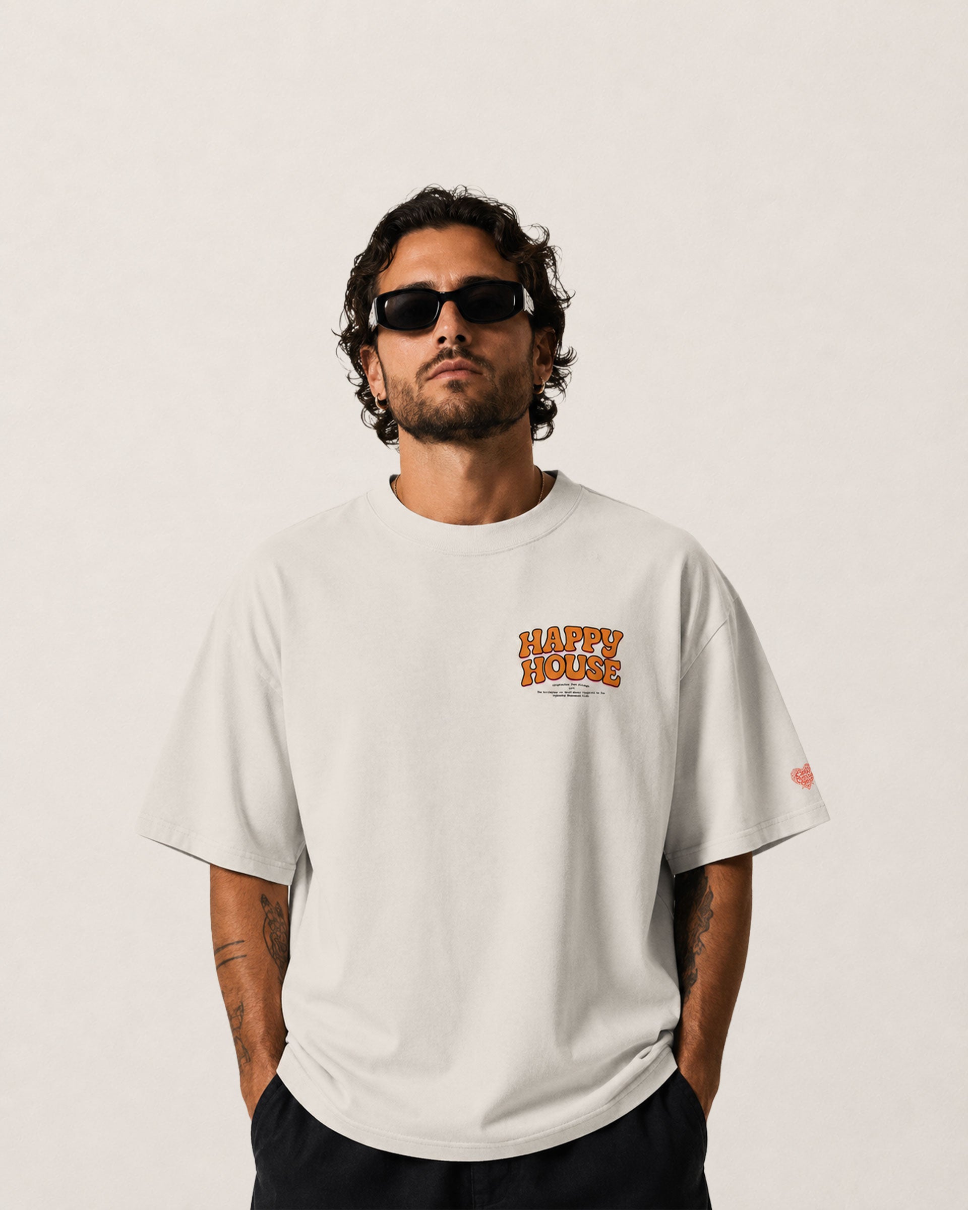 Happy House //oversized shirt