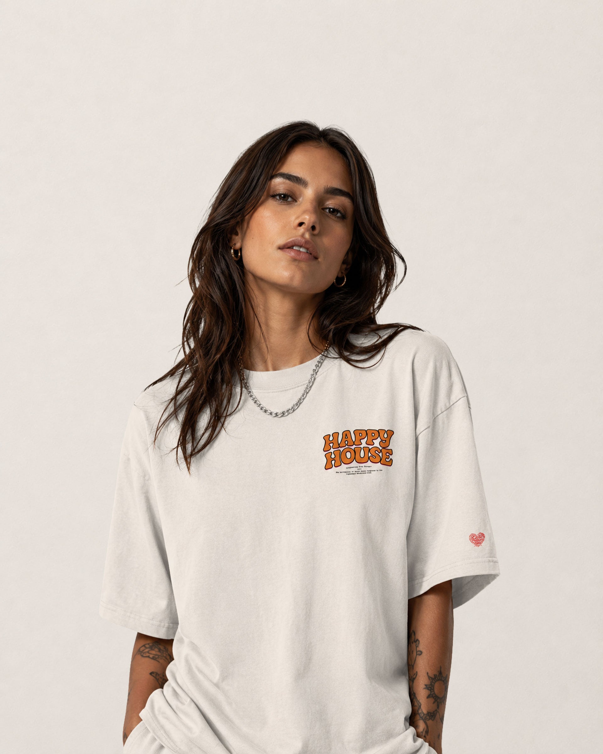 Happy House //oversized shirt