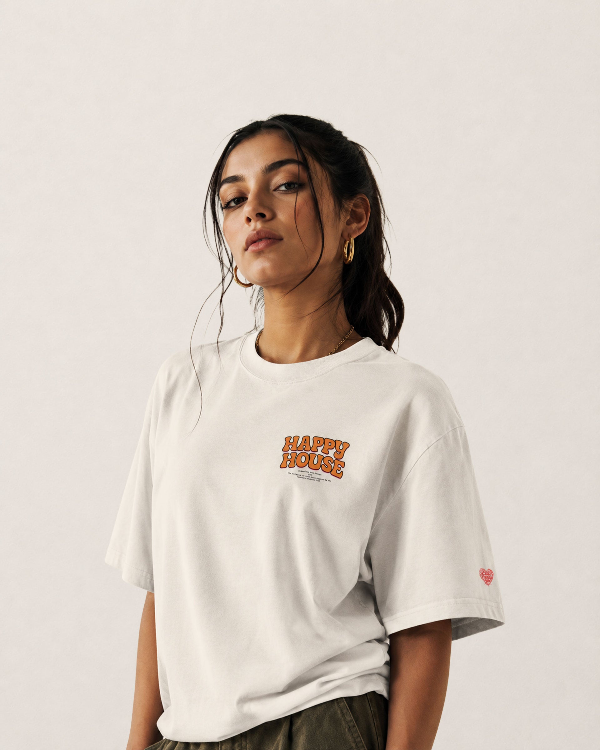 Happy House //oversized shirt