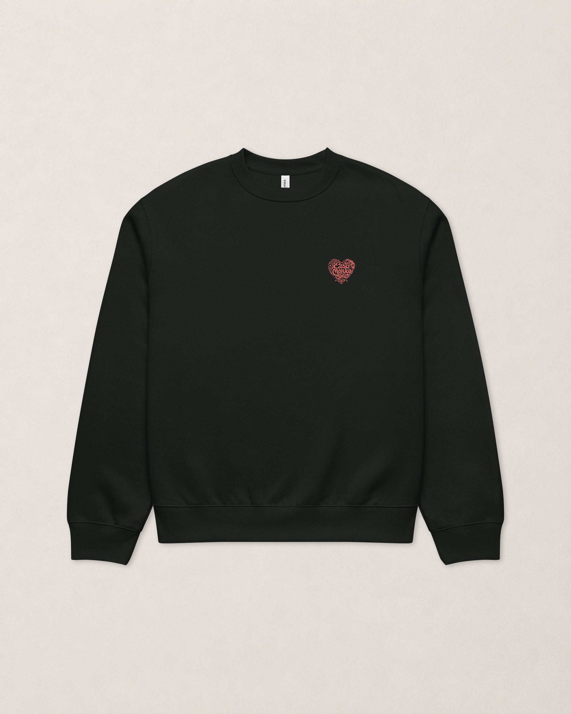 MONKY HEART //oversized sweatshirt