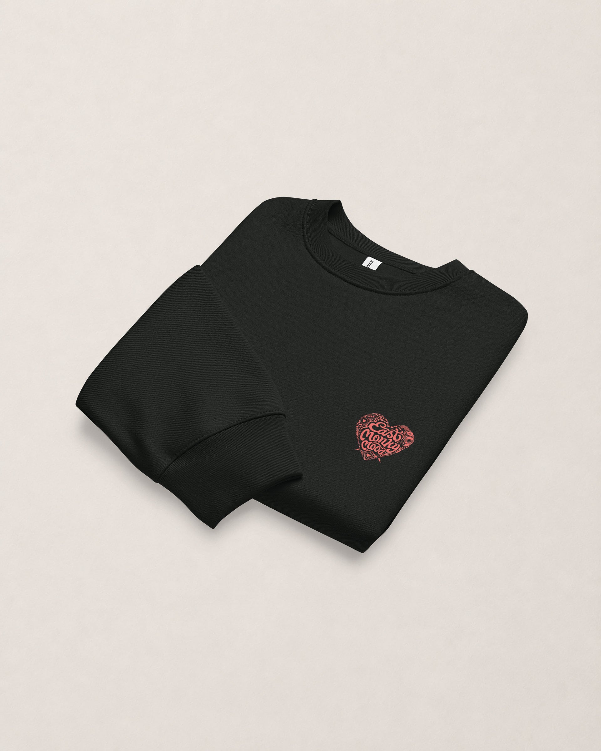 MONKY HEART //oversized sweatshirt