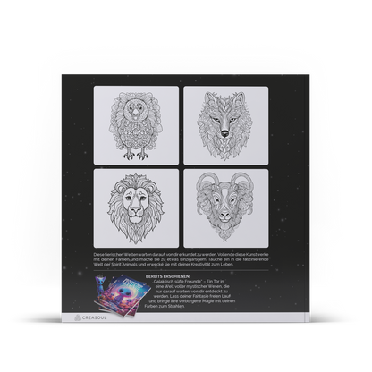 Spirit Animals – Ein Mandala-Ausmalbuch für die Seele.