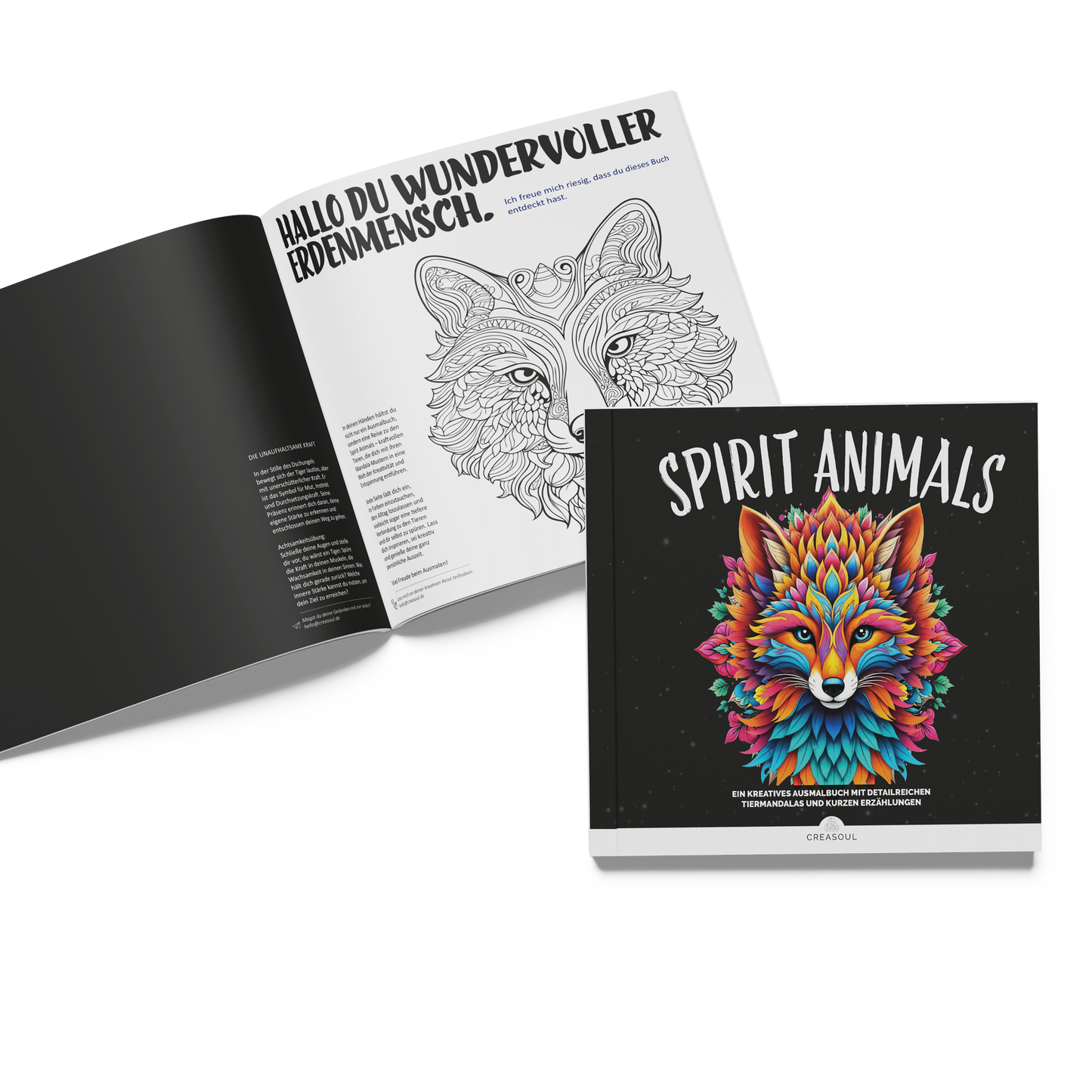 Spirit Animals – Ein Mandala-Ausmalbuch für die Seele.