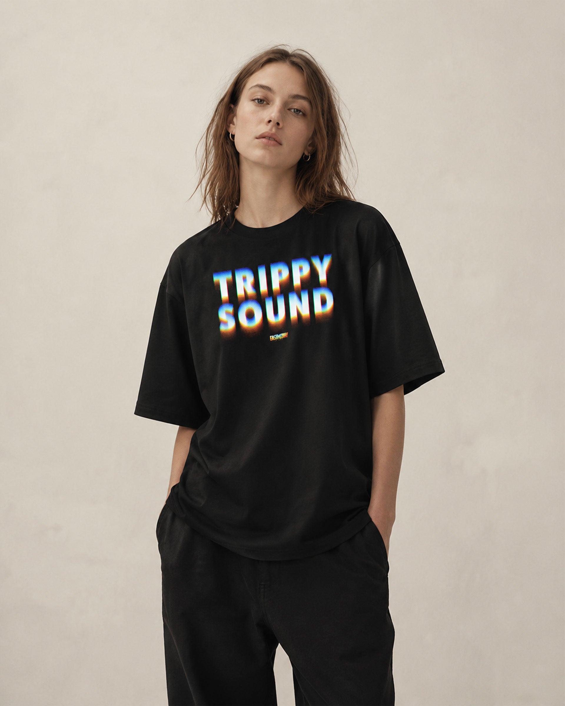Trippy Sound //boxy-shirt, oversized fit