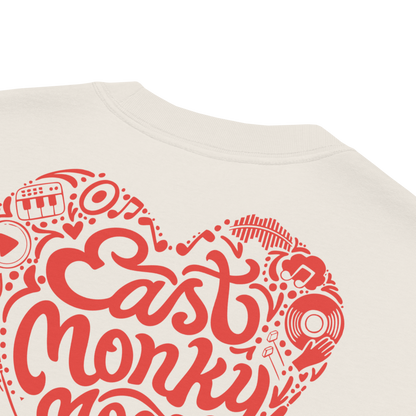 Oversized T-Shirt mit verwaschenem Look